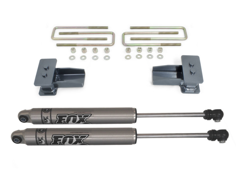 Ford F-150 Suspension Lift Kit - Rear - Maxtrac - Includes 2 in. Lift Blocks + U-Bolts + Fox Shocks - `09-`14 Ford F-150 Suspension Lift Kit - Rear - Maxtrac - Includes 2 in. Lift Blocks + U-Bolts + Fox Shocks - `09-`14
