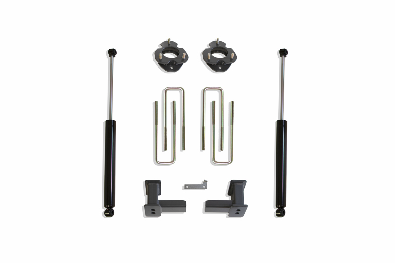Ford F-150 Suspension Lift Kit - Front + Rear - Maxtrac - Incl. Spacers, 5 in Rear Blocks, U-Bolts, MaxTrac Shocks - `15-`18 Ford F-150 Suspension Lift Kit - Front + Rear - Maxtrac - Incl. Spacers, 5 in Rear Blocks, U-Bolts, MaxTrac Shocks - `15-`18