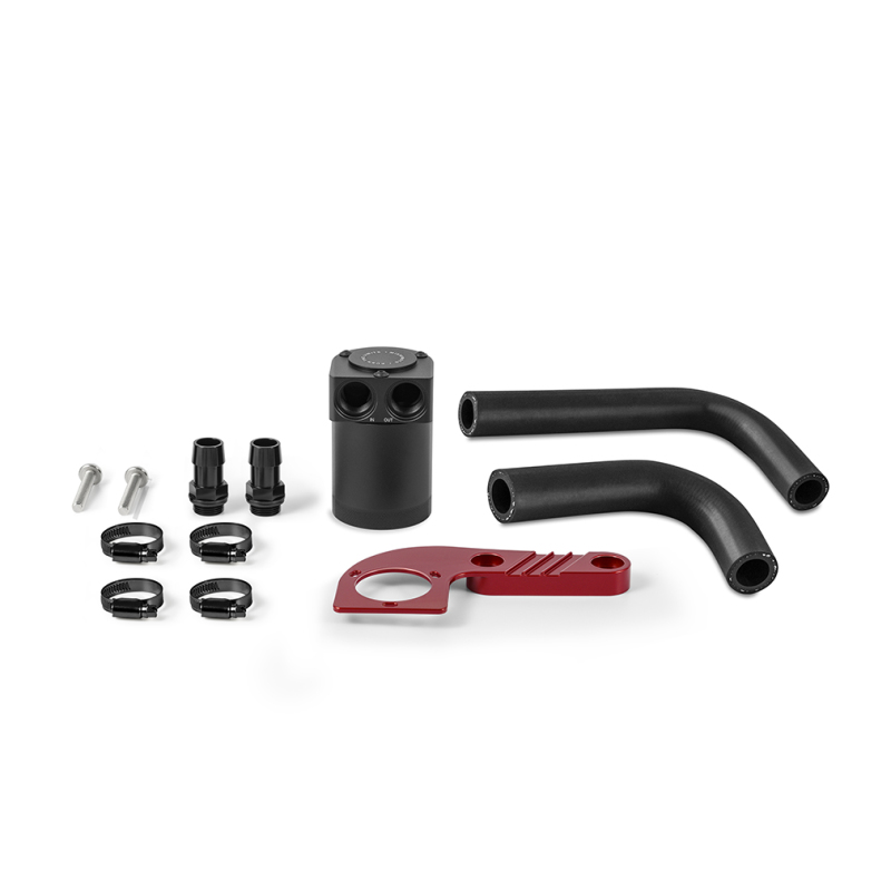 BMW M2 Baffled Oil Catch Can Kit - Mishimoto - 2-Port Compact Baffled, Single Can, Color-Matched Bracket - Sakhir Orange Metallic - `19-`20 BMW M2 Baffled Oil Catch Can Kit - Mishimoto - 2-Port Compact Baffled, Single Can, Color-Matched Bracket - Sakhir Orange Metallic - `19-`20