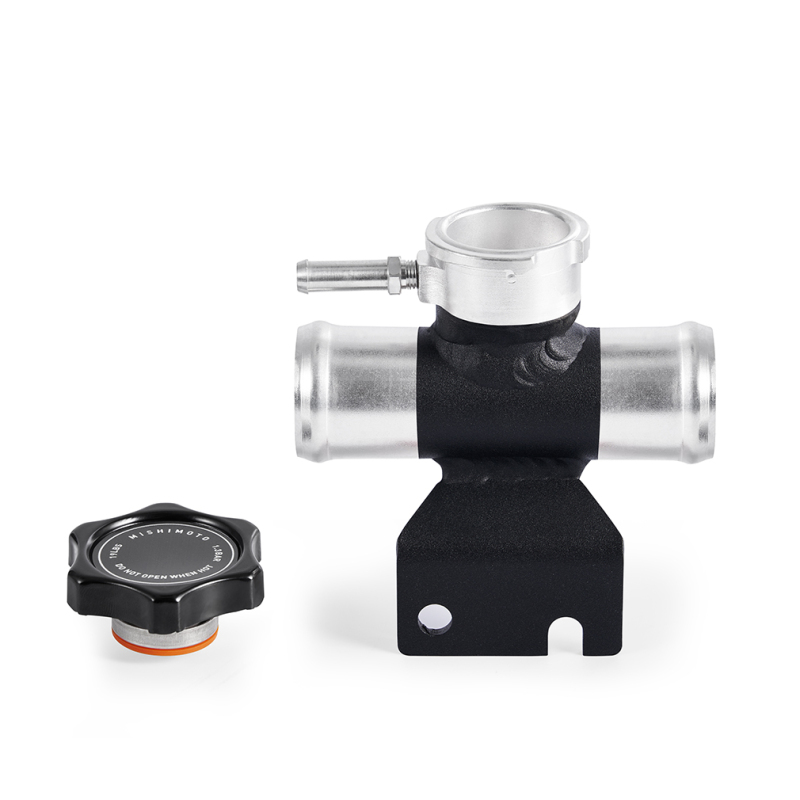 Mitsubishi Lancer Coolant Fill Neck - Mishimoto - MMFN-EVO-BK - Black - `08-`15