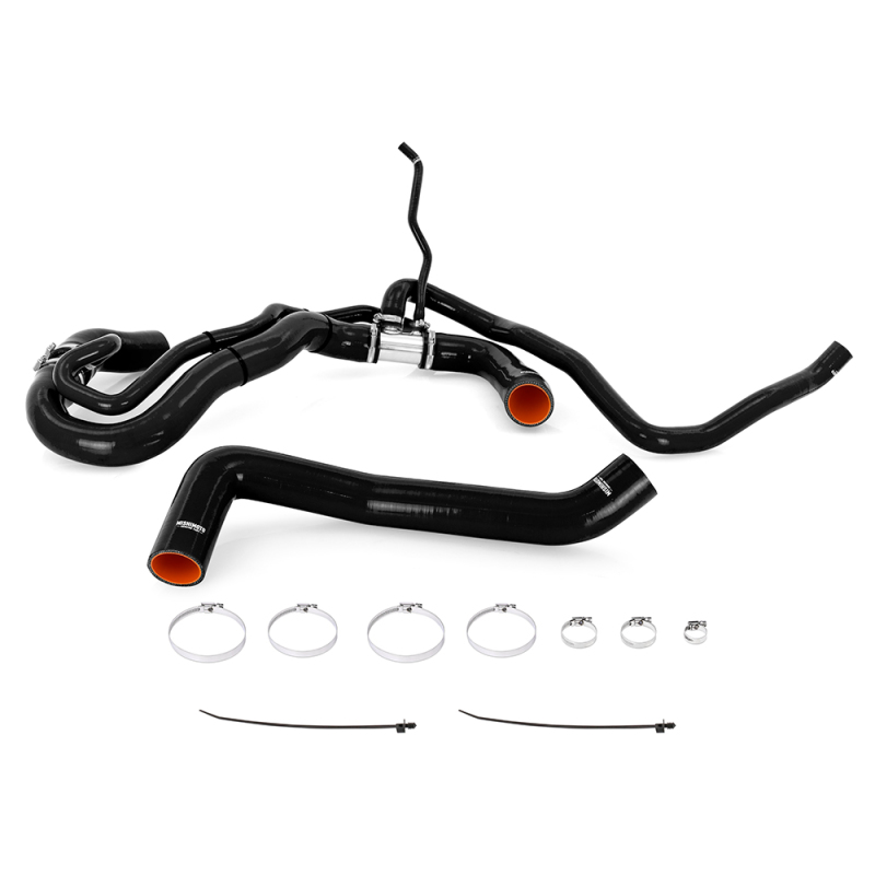 GMC Duramax Radiator Coolant Hose Kit - Mishimoto - Silicone, Heat-resistant, with Stainless-steel Clamps - Black - `17-`19 GMC Duramax Radiator Coolant Hose Kit - Mishimoto - Silicone, Heat-resistant, with Stainless-steel Clamps - Black - `17-`19