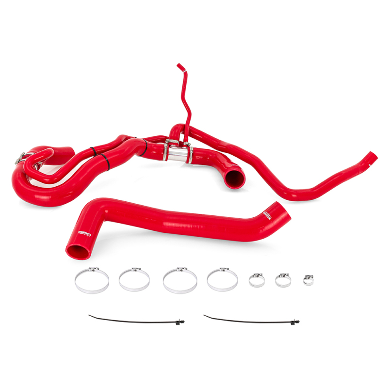 Chevrolet Duramax Silicone Radiator Hose Kit - Mishimoto - Red - `17-`19 Chevrolet Duramax Silicone Radiator Hose Kit - Mishimoto - Red - `17-`19