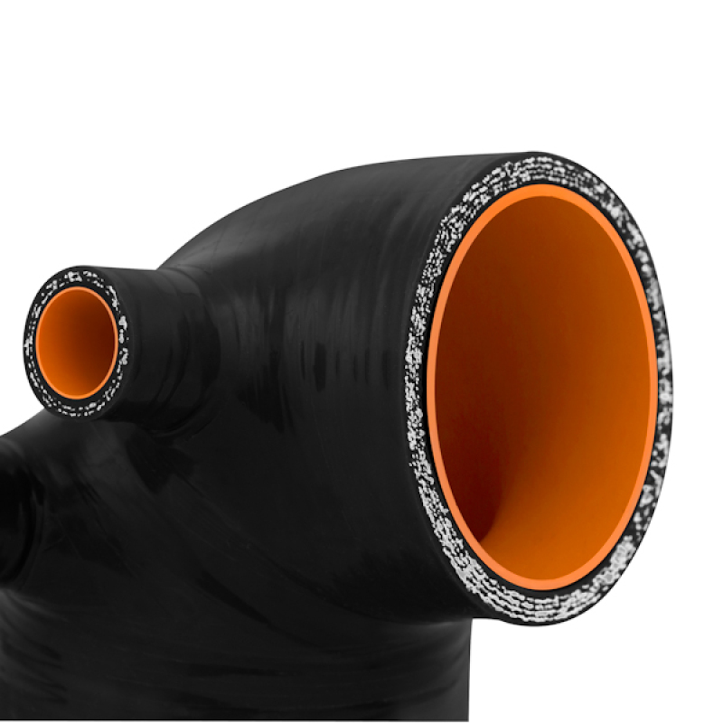 BMW Z3 M Coupe Performance Air Intake - Mishimoto - Silicone Intake Boot w/ 3.5in HFM - Black - `99-`00