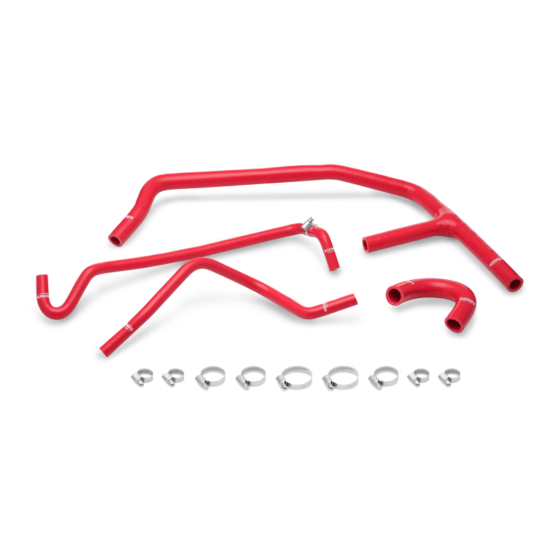 Ford Mustang EcoBoost Silicone Ancillary Hose Kit - Mishimoto - Silicone with heat-resistant embedded fibers - Red - `15-`17 Ford Mustang EcoBoost Silicone Ancillary Hose Kit - Mishimoto - Silicone with heat-resistant embedded fibers - Red - `15-`17