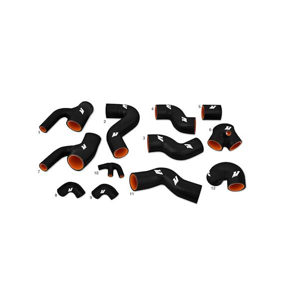Audi S4 Radiator Coolant Hose Kit - Mishimoto - Silicone Turbo - Black - `97-`02