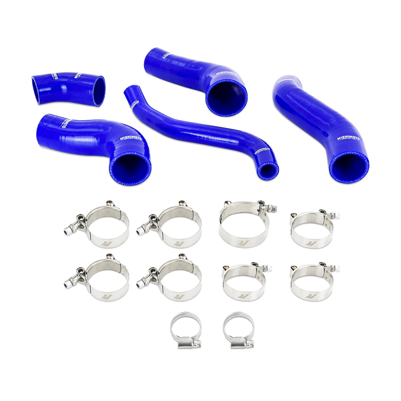 Hyundai Veloster Intercooler Hose Kit - Mishimoto - Silicone - Blue - `13-`17 Hyundai Veloster Intercooler Hose Kit - Mishimoto - Silicone - Blue - `13-`17