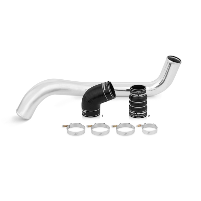 GMC Sierra 3500 HD Intercooler Pipe and Boot Kit - Hot Side - Mishimoto - Mishimoto Hot-Side with DuraCore Technology - `07-`10