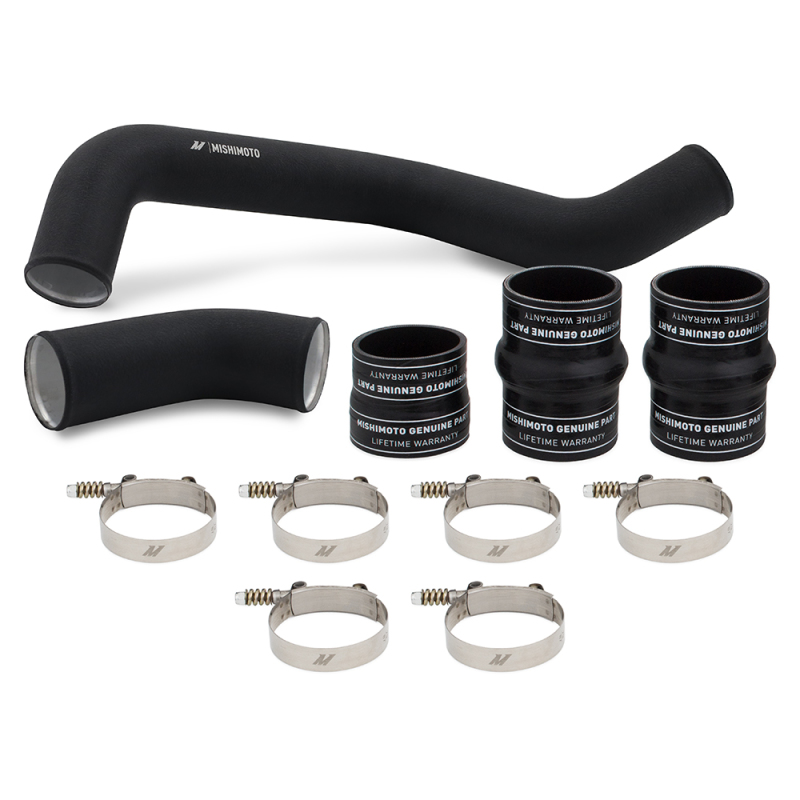 GMC Duramax Intercooler Pipe Set - Mishimoto - Hot-Side L5P - Wrinkle Black - `17-`19 GMC Duramax Intercooler Pipe Set - Mishimoto - Hot-Side L5P - Wrinkle Black - `17-`19