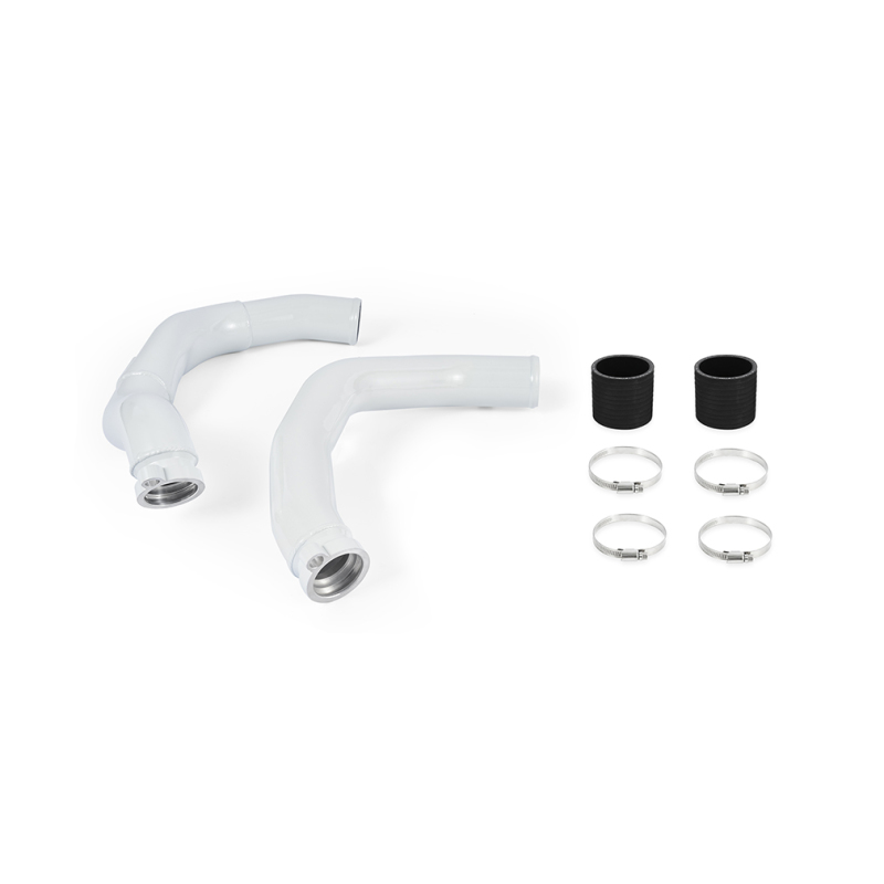 BMW M3 Intercooler Pipe Kit - Mishimoto - Color Matched (Alpine White III), Aluminum TIG-welded Charge Pipes - Alpine White III - `15-`18 BMW M3 Intercooler Pipe Kit - Mishimoto - Color Matched (Alpine White III), Aluminum TIG-welded Charge Pipes - Alpine White III - `15-`18