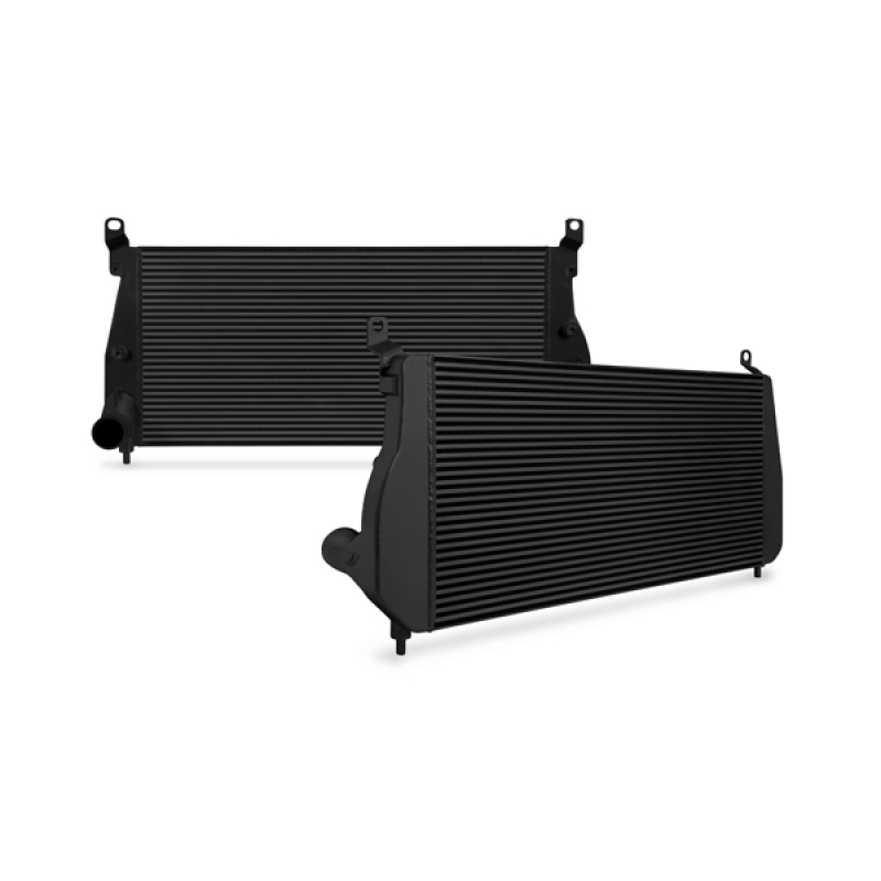 GMC Sierra 3500 Intercooler Kit - Mishimoto - 6.6L Duramax - Black - `02-`04