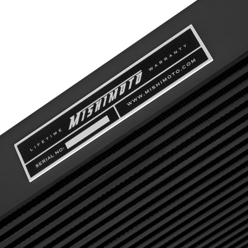 GMC Sierra 3500 Intercooler - Mishimoto - Bar-and-plate Core - Black - `06-`07