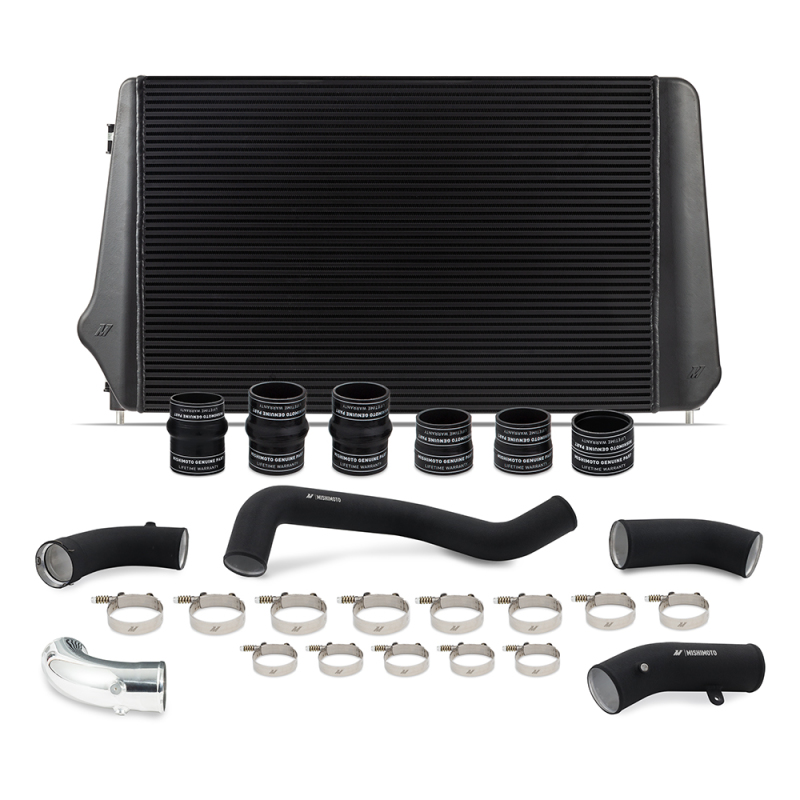 GMC HD Truck Performance Intercooler Kit - Mishimoto - 68mm Bar-and-Plate Core - Black - `17-`19 GMC HD Truck Performance Intercooler Kit - Mishimoto - 68mm Bar-and-Plate Core - Black - `17-`19