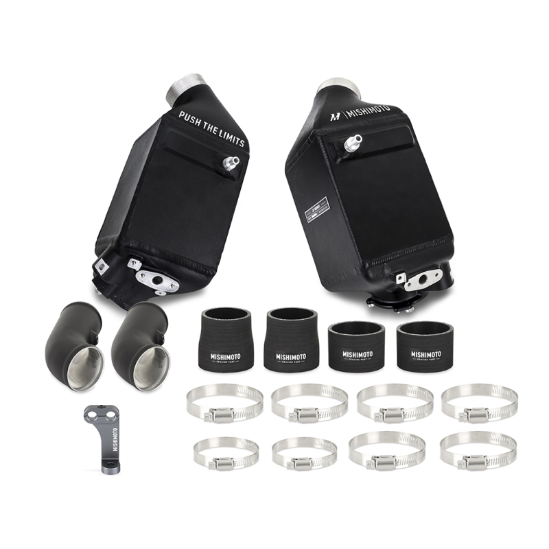 BMW M6 Intercooler Kit - Mishimoto - Air-to-Water, Bar-and-Plate, Includes Pipes - Wrinkle Black - `12-`16 BMW M6 Intercooler Kit - Mishimoto - Air-to-Water, Bar-and-Plate, Includes Pipes - Wrinkle Black - `12-`16