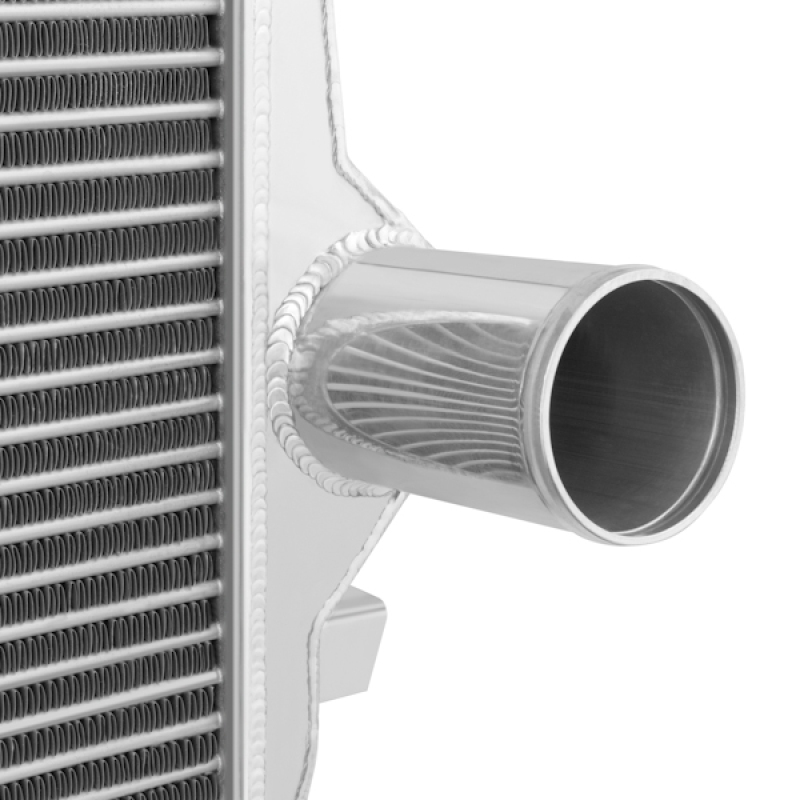Ford F-350 Super Duty Intercooler - Mishimoto - Tube-and-fin construction with cut and weld aluminum end tanks - `99-`03