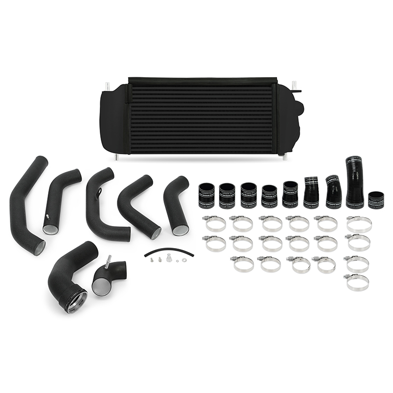 Ford F-150 Performance Intercooler Kit - Mishimoto - Includes Black Pipes - Black - `15-`16