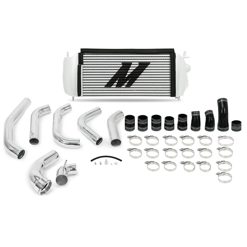Ford F-150 Performance Intercooler Kit - Mishimoto - Performance Intercooler Kit w/ Polished Pipes - Silver - `15-`16