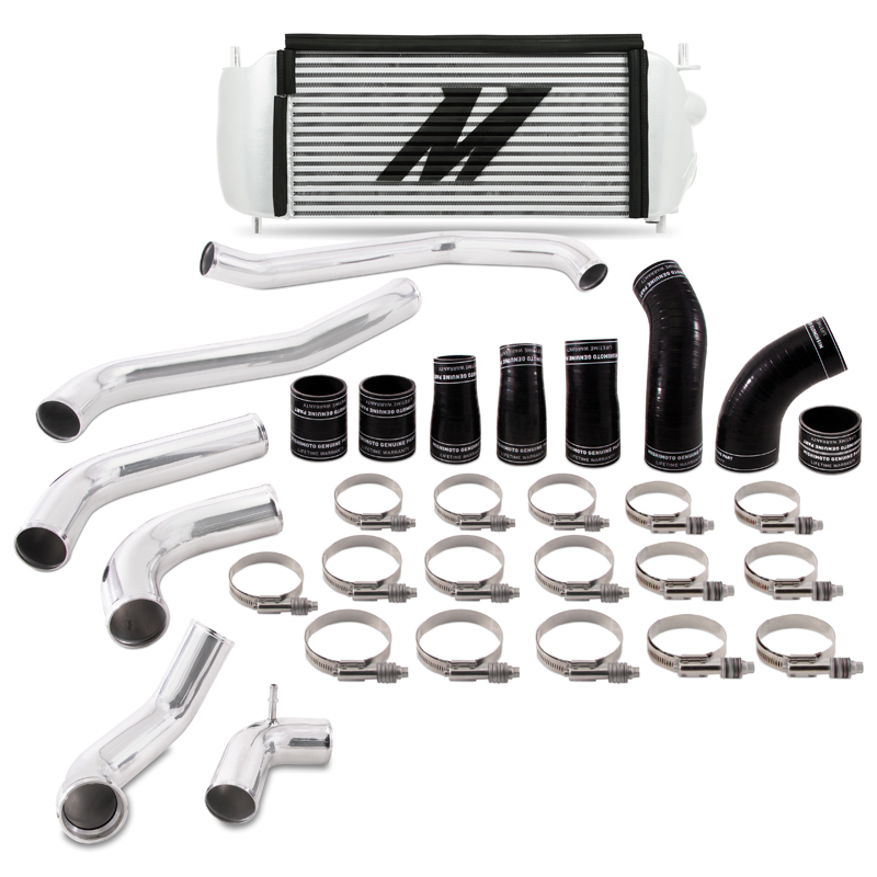 Ford F-150 Intercooler Kit - Mishimoto - Silver Cooler Polished Pipes - `17-`21