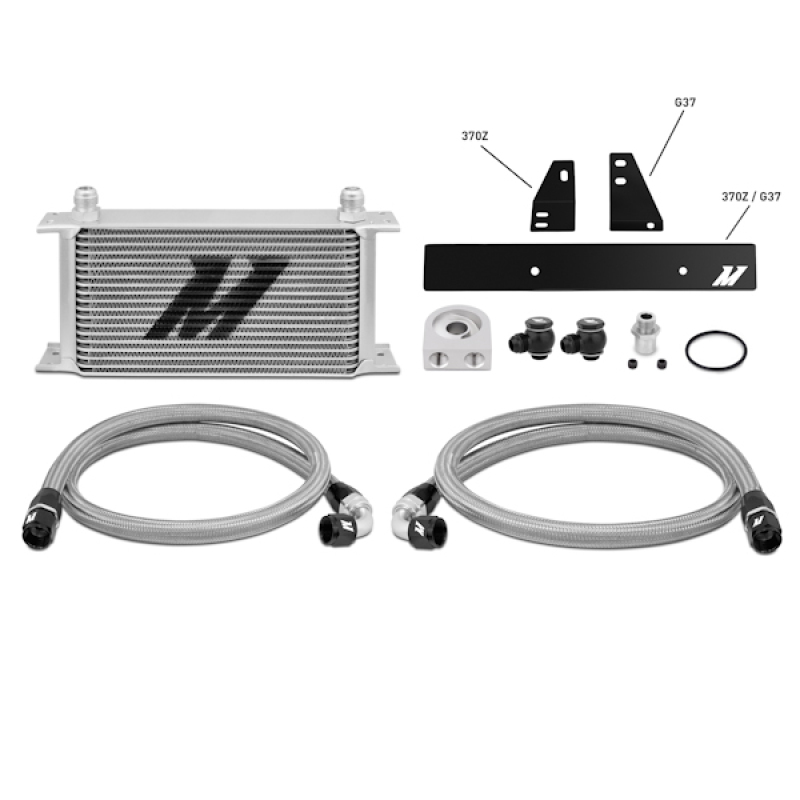 Infiniti G37 Oil Cooler Kit - Mishimoto - 19-row stacked-plate - `08-`13