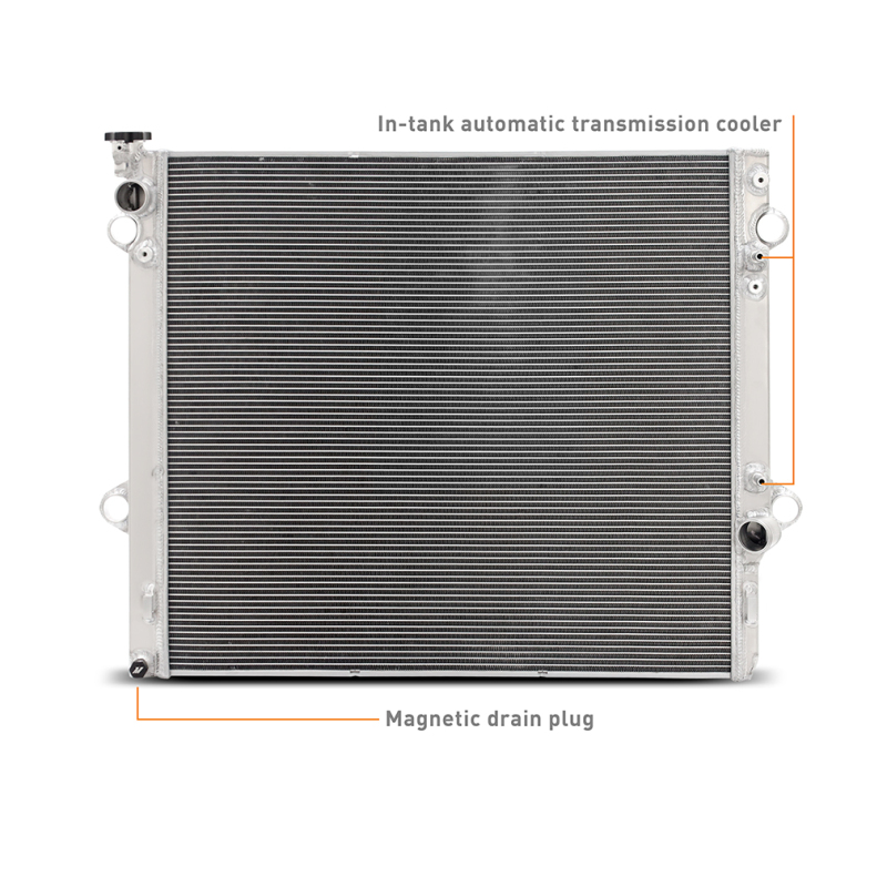 Toyota 4Runner Radiator - Mishimoto - Performance Aluminum with 40mm Core and Transmission Cooler - Aluminum - `03-`09