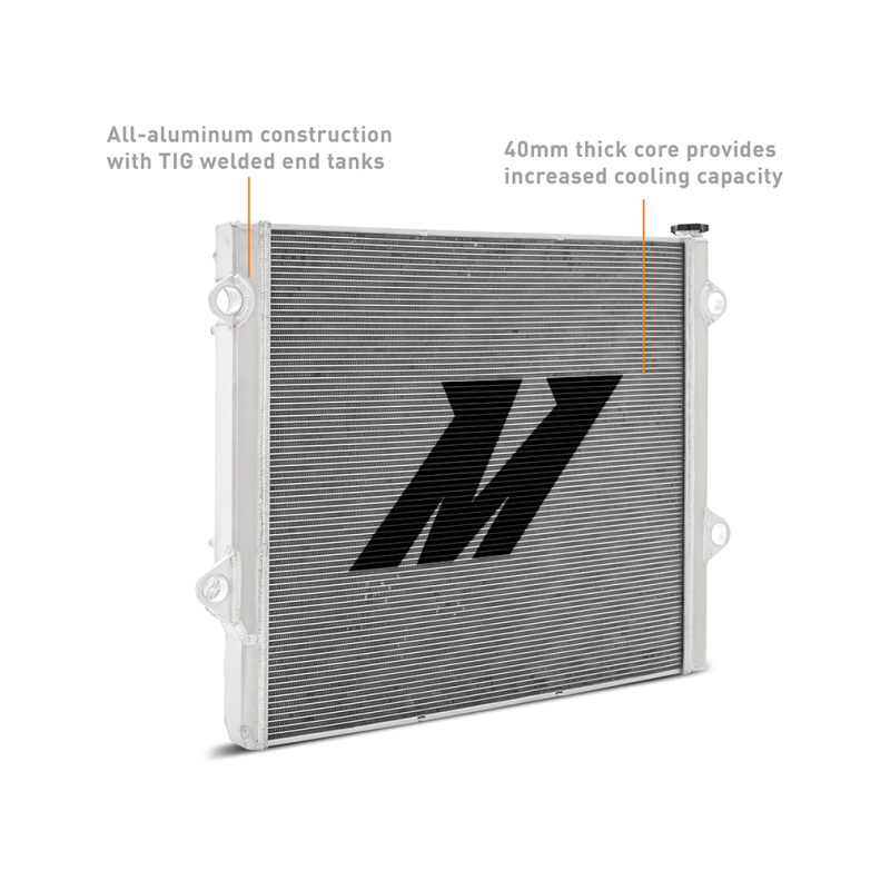 Toyota 4Runner Radiator - Mishimoto - Performance Aluminum with 40mm Core and Transmission Cooler - Aluminum - `03-`09
