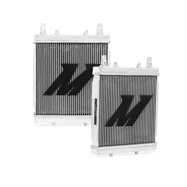 Chevrolet Camaro Performance Auxiliary Radiator Pair - Mishimoto - Aluminum Dual-pass - `16-`17