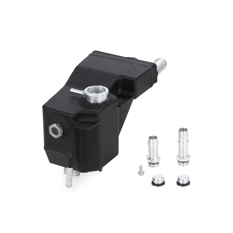 Ford F-350 Engine Coolant Reservoir - Mishimoto - Secondary Expansion Tank, Aluminum Construction - Micro-Wrinkle Black - `11-`27
