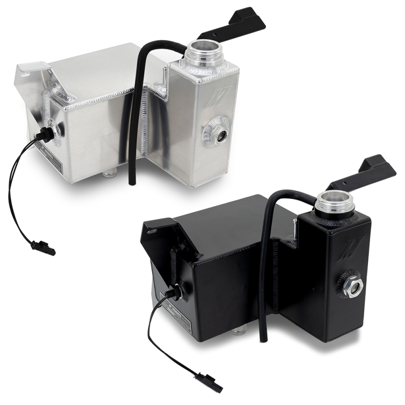 Ram Cummins Coolant Reservoir - Mishimoto - Aluminum Degas Tank - Black - `19-`27
