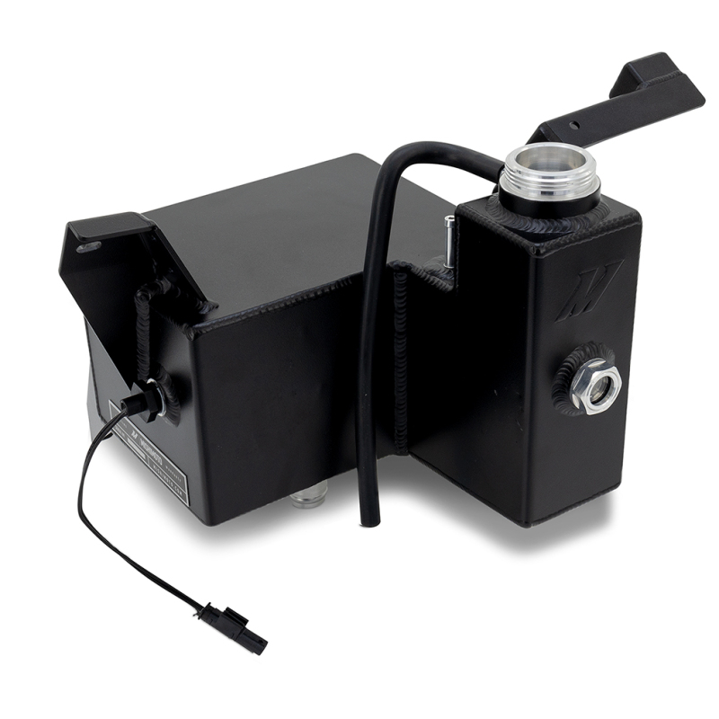 Ram Cummins Coolant Reservoir - Mishimoto - Aluminum Degas Tank - Black - `19-`27