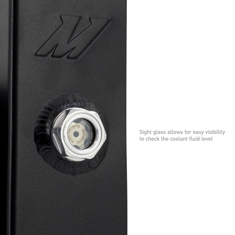 Ram Cummins Coolant Reservoir - Mishimoto - Aluminum Degas Tank - Black - `19-`27