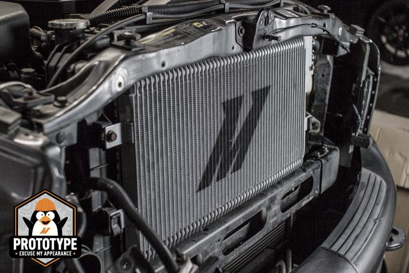 Dodge Ram Transmission Cooler - Mishimoto - Stacked Plate Core - `03-`09