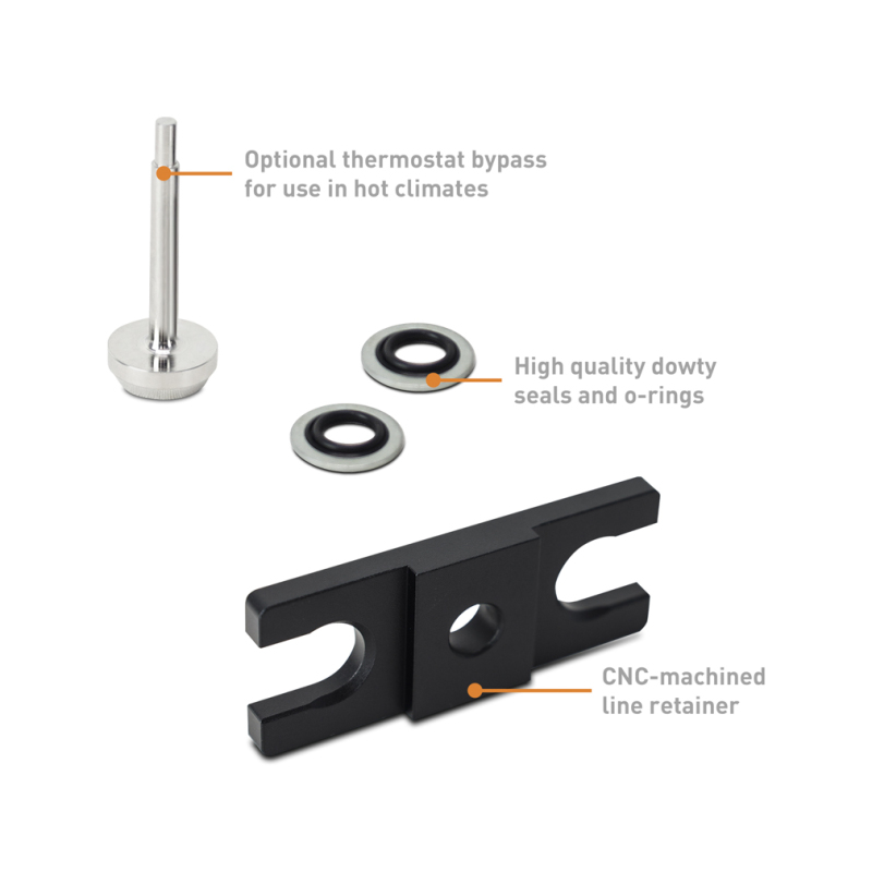 RAM 2500 Transmission Oil Cooler Thermal Bypass Valve - Mishimoto - Thermal Bypass - Black - `19-`27