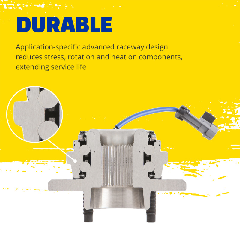 Acura RDX Hub Assembly - Rear - Moog - Superior Materials, Quad Lip Seal Design, Corrosion Protection - `13-`15