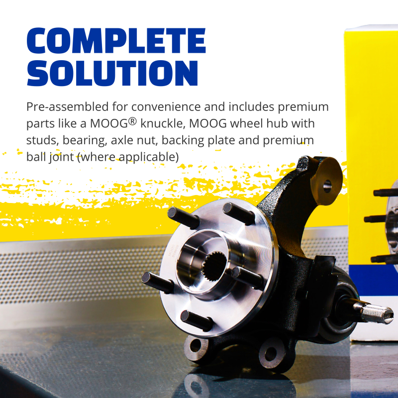 Toyota Camry Knuckle Assembly - Front Left - Moog - Complete - `92-`01