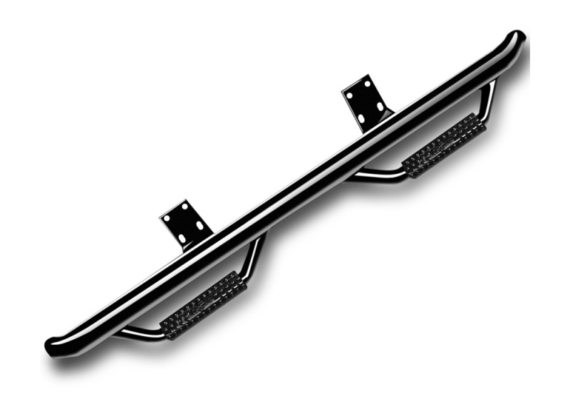 GMC Sierra Nerf Step - Cab Length - N-Fab - 3in, 2 Steps per Side - Gloss Black - `07-`13