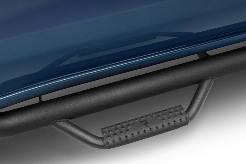 GMC Sierra 1500 Side Steps - Cab Length - N-Fab - 3in (2 Steps per Side) - Textured Black - `19-`24