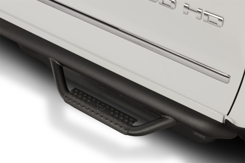 GMC Sierra 2500 HD Side Steps - Cab Length - N-Fab - 3in (2 Steps per Side) - Textured Black - `20-`24