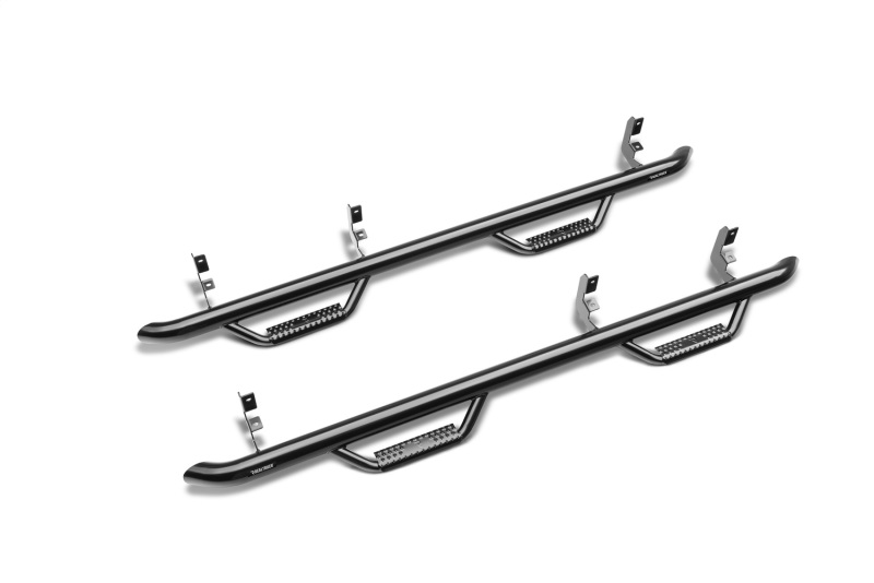 GMC Sierra 1500 Nerf Step Bar (2 Steps per Side) - Cab Length - N-Fab - NFB Nerf Step - Gloss Black - `19-`24 GMC Sierra 1500 Nerf Step Bar (2 Steps per Side) - Cab Length - N-Fab - NFB Nerf Step - Gloss Black - `19-`24
