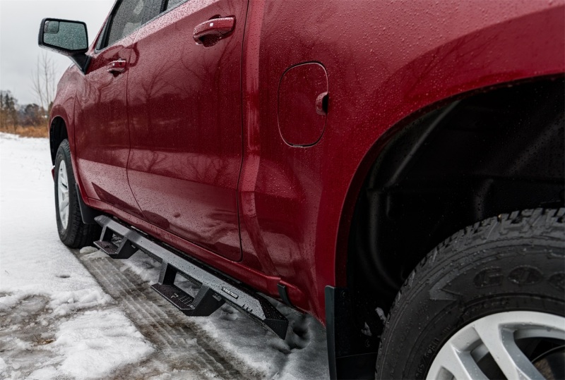 GMC Sierra 3500 HD Nerf Steps - Cab Length - N-Fab - EPYX - Textured Black - `11-`16