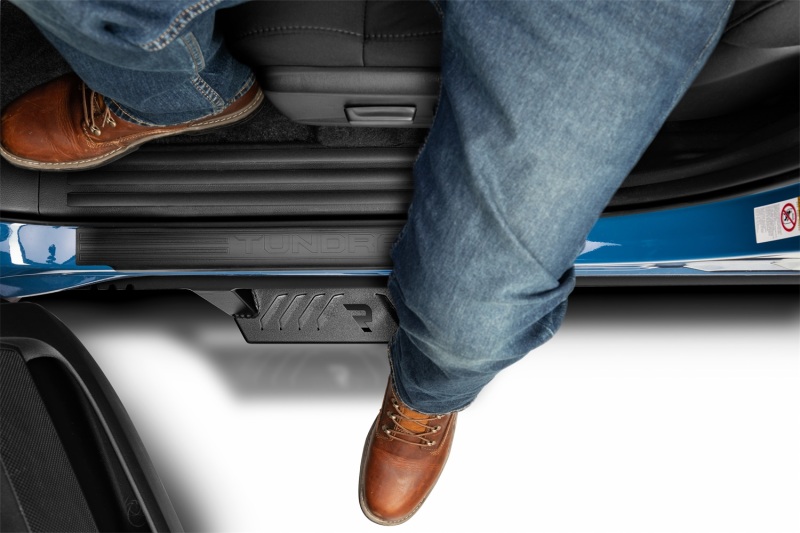 Toyota Tundra CrewMax Nerf Steps - N-Fab - EpYx - Textured Black - `07-`21