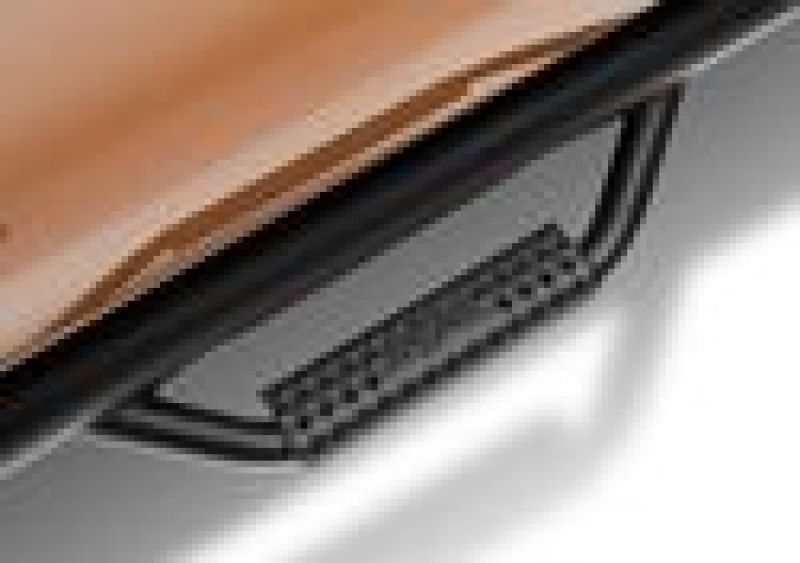 Ford Ranger Nerf Step - Cab Length - N-Fab - 3 in. Main Tube Diameter - Textured Black - `19-`24