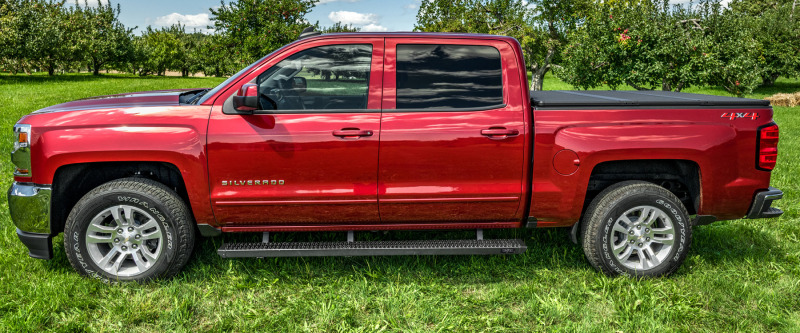 GMC Sierra 2500 HD Running Boards - Cab Length - N-Fab - Growler - Textured Black - `11-`16