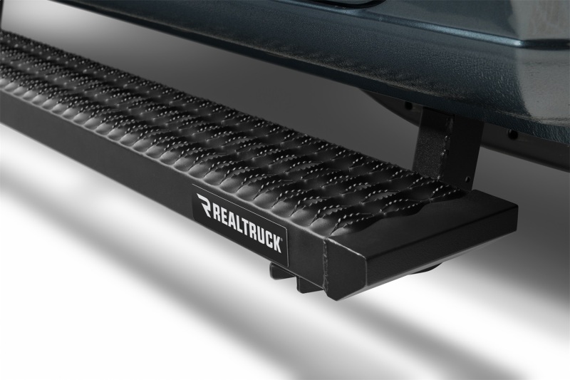GMC Sierra 2500 HD Running Boards - Cab Length - N-Fab - Growler Step System - 7 in. Board - Textured Black - `20-`24