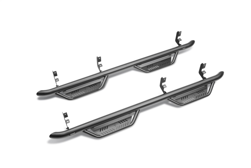 GMC Sierra 3500 HD Side Steps - Cab Length (2 Steps per Side) - N-Fab - Podium LG - Textured Black - `20-`24 GMC Sierra 3500 HD Side Steps - Cab Length (2 Steps per Side) - N-Fab - Podium LG - Textured Black - `20-`24