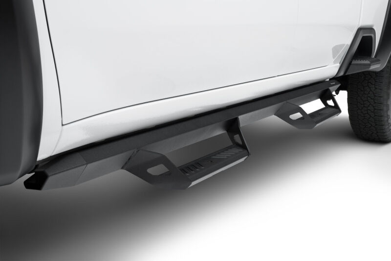 Chevrolet Silverado 2500 HD Step Nerf Bar - N-Fab - Predator Pro, Cab Length, 2 Steps per Side - Textured Black - `20-`25