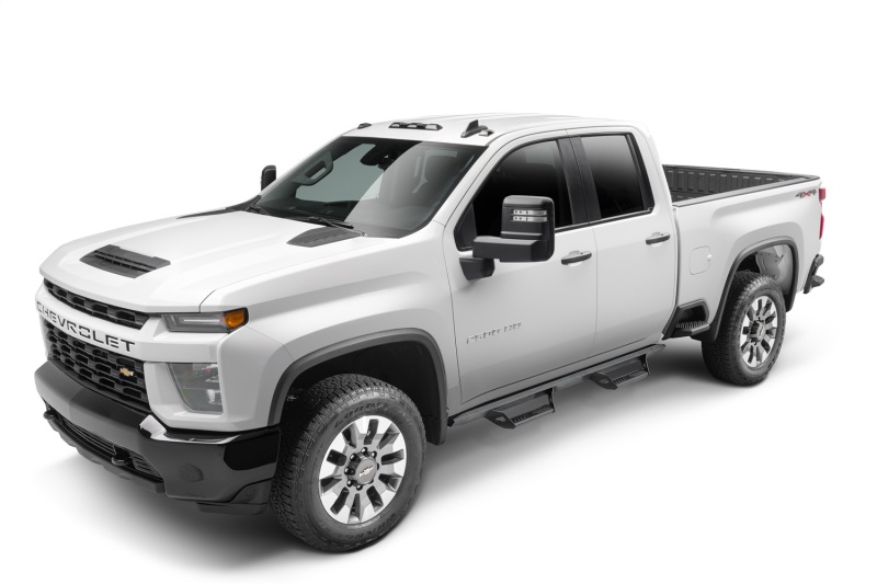 GMC Sierra 2500 HD Nerf Bars - Cab Length - N-Fab - Predator Pro - Textured Black - `20-`25