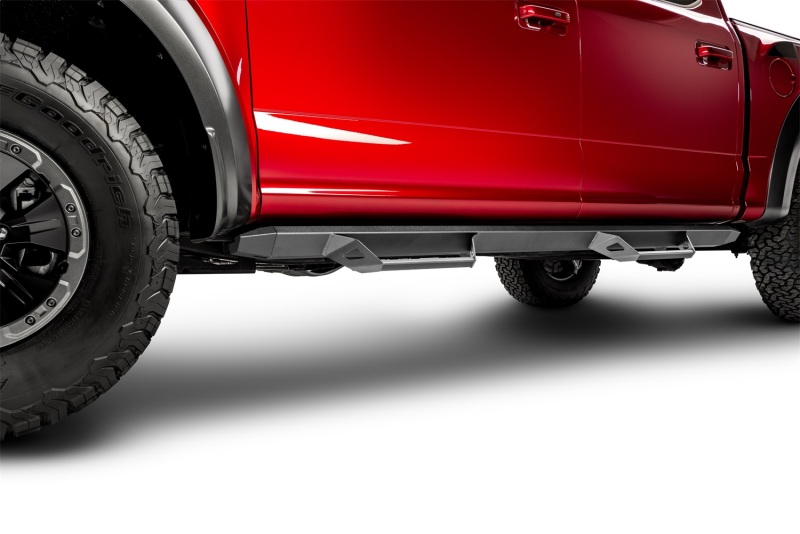 Ford F-150 Nerf Bars - Cab Length - N-Fab - Predator Pro - Textured Black - `15-`24