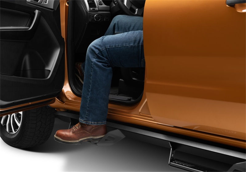 Ford Ranger Nerf Bars - Cab Length - N-Fab - Predator Pro - Textured Black - `19-`24