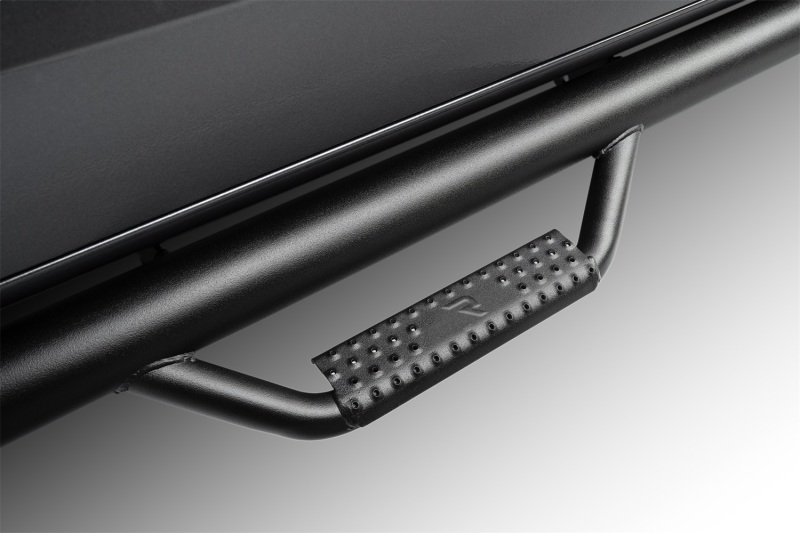 Toyota Tundra Nerf Step - N-Fab - Wheel-to-Wheel with Bed Access, 3in Main Tube Diameter, 3 Steps per Side - Textured Black - `07-`21