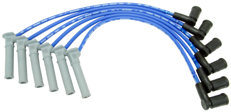 Land Rover LR3 Spark Plug Wire Set - NGK - 8mm Ultra-Low Resistance Magnetic Core, High-Temp Silicone Jacket - `05-`07 Land Rover LR3 Spark Plug Wire Set - NGK - 8mm Ultra-Low Resistance Magnetic Core, High-Temp Silicone Jacket - `05-`07