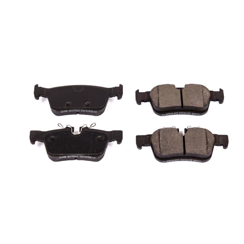 Volvo S60 Brake Pads - Rear - PowerStop - Z16 Evolution Ceramic - 2019